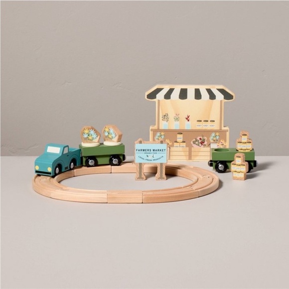 Hearth & Hand Magnolia Toy Farmer's Market Playset 21pc - Picture 1 of 4